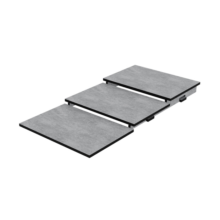 Grey HPL Three Tier Riser 419x840mm