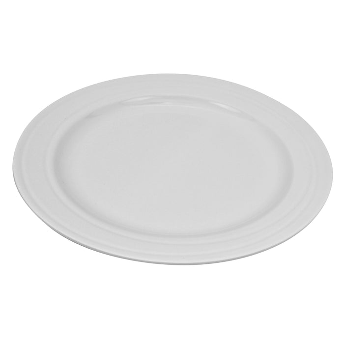 White Melamine Orbit Plate 250x23mm