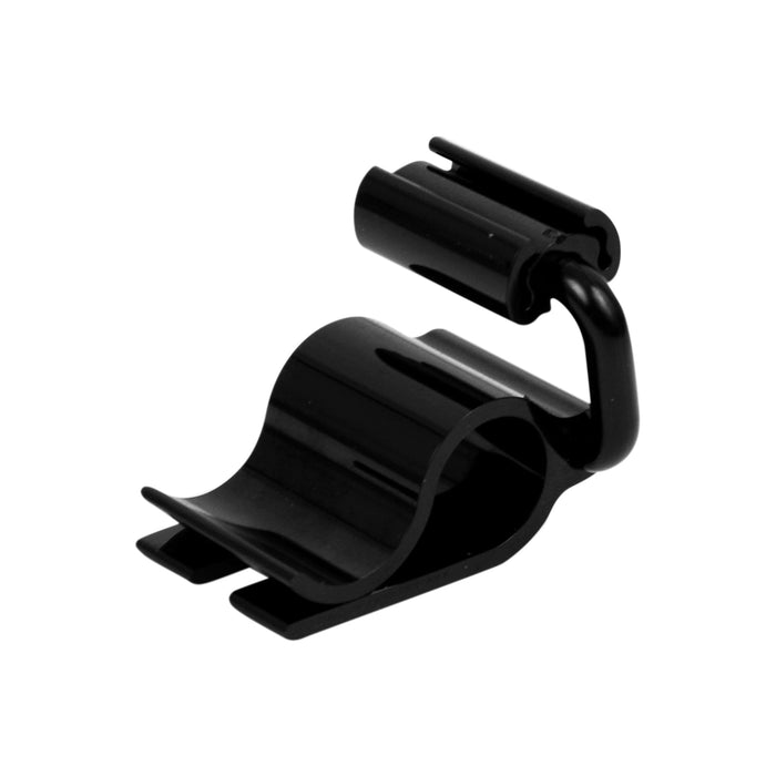 Black Polycarbonate Adjustable Ticket Clamp