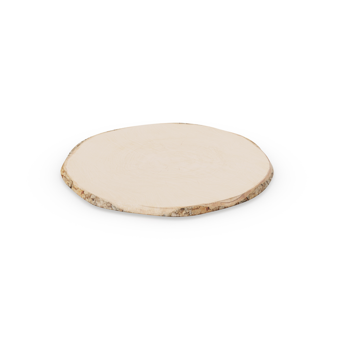 Wood Bark Melamine Round Platter