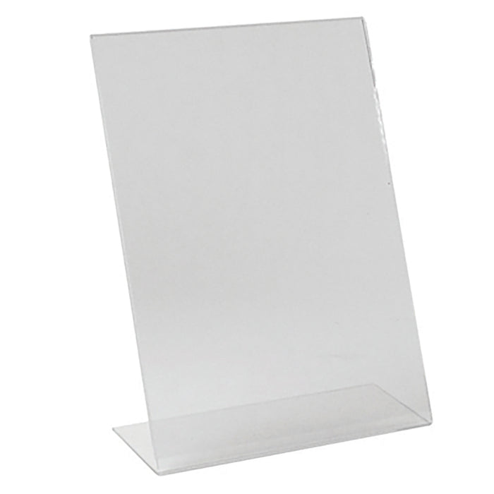 Clear Acrylic Angled Menu Holder A4 (2mm)