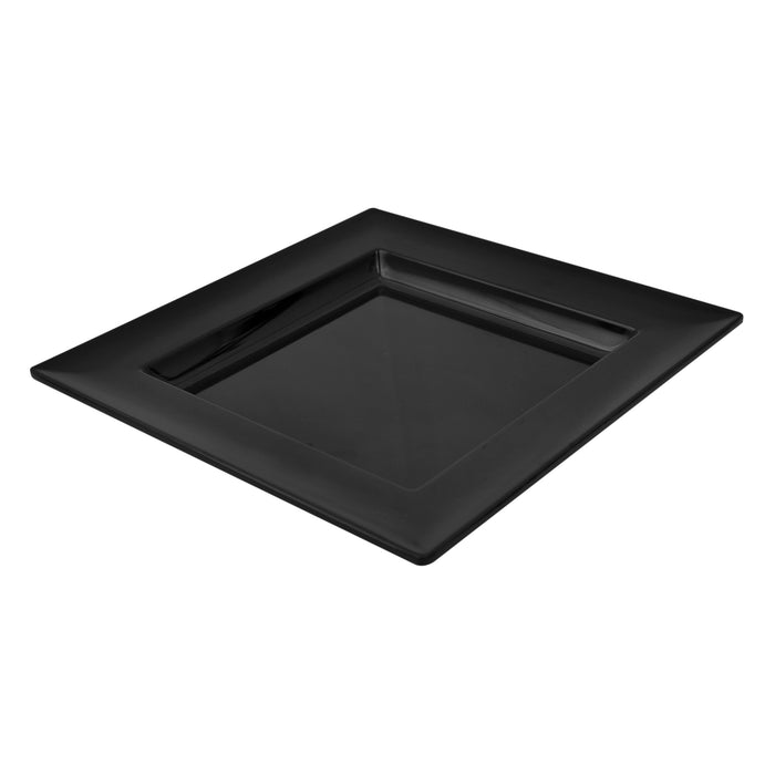 Black Melamine Dover Tray 250x250x30mm 280ml