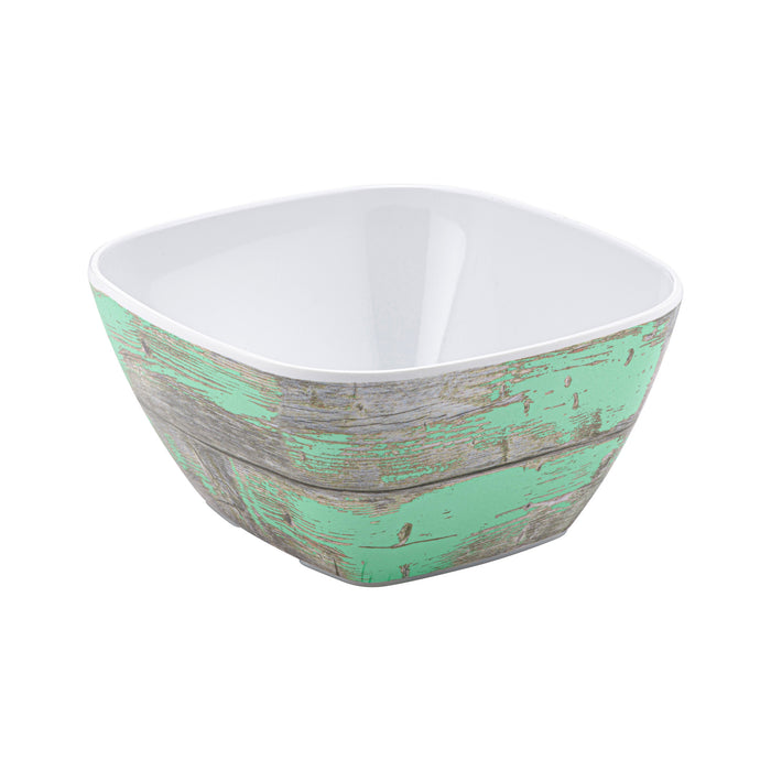 Rustic Teal Tura Melamine 1/6 Size Crock 176x162x80mm 1L