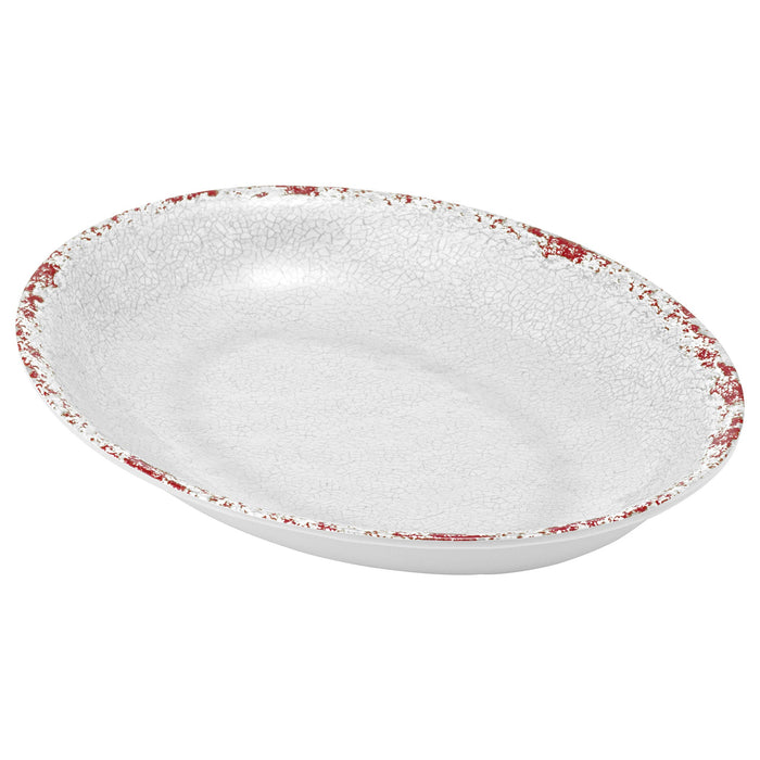 Casablanca Melamine Oval Low Dish 210x280x35mm 800ml