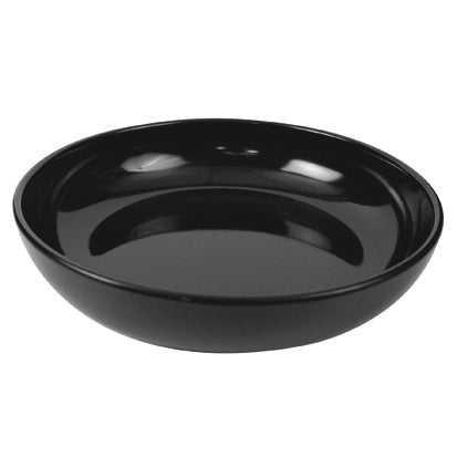 Black Melamine Low Dish 300x65mm 3L
