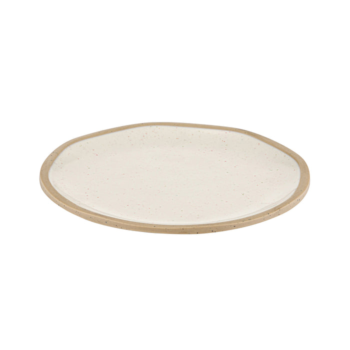 Cream Marl Melamine Small Plate 150x150x16mm