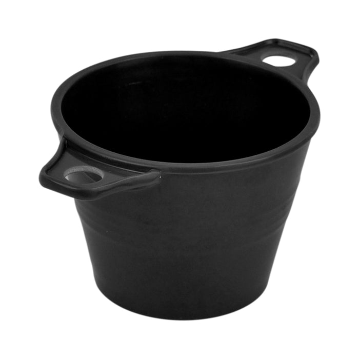 Black Melamine Ranch Pot - 115x77x55 - 135ml