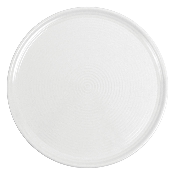 White Melamine Pizza Plate 13-3/4" 350mm