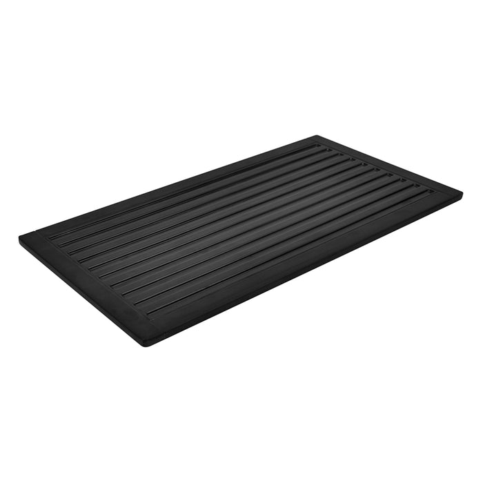 Black Melamine 1/3 Size Stave Platter 325x176x10mm