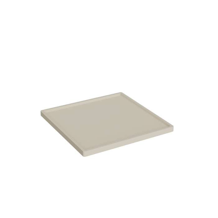 Trafalgar Parchment Melamine Small Square Plate 203x200x15mm