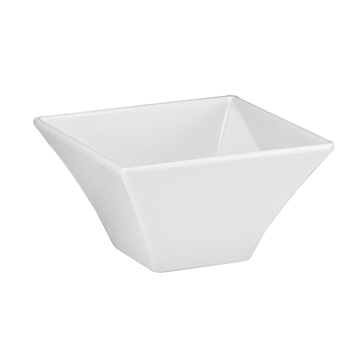 White Melamine Square Condiment Dish 121x65mm284ml