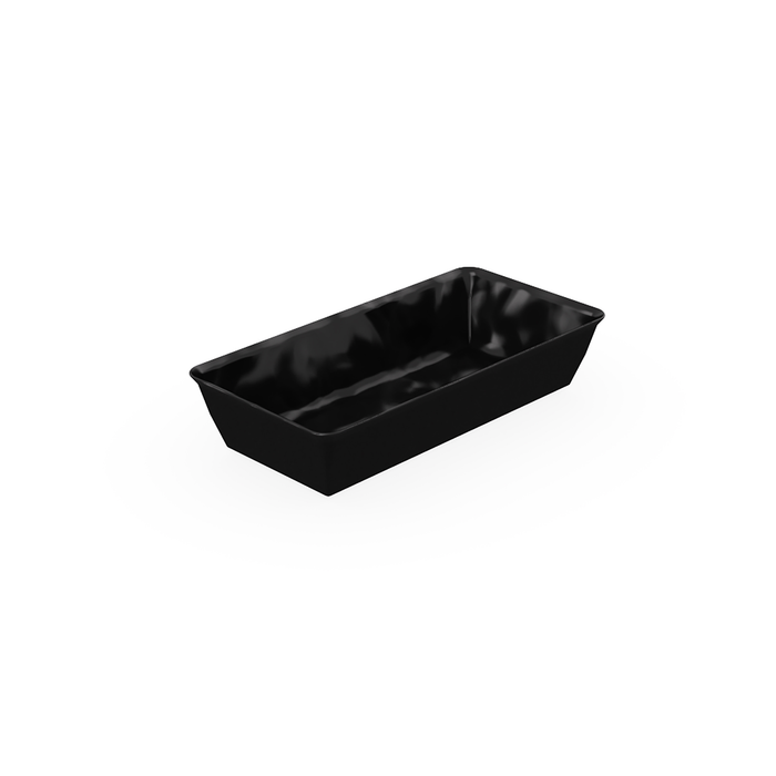 Mino Black Melamine Deep Crock 280x140x60mm 1.3L