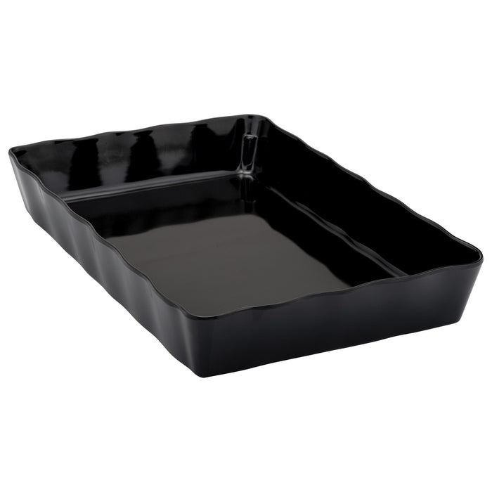 Melamine Aalto Dish Black