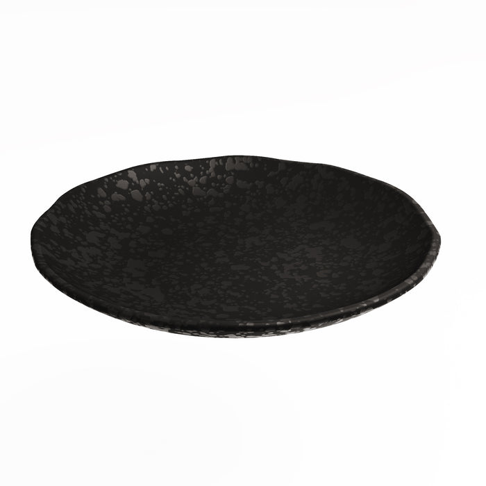 Mineral Noir Melamine Crackle Plate 254mm x 30mm