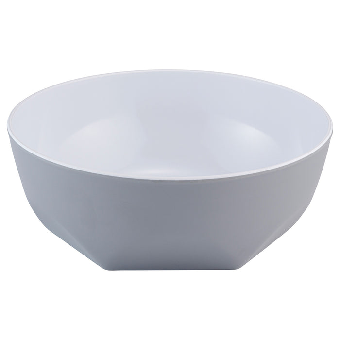 Hive Grey and White Melamine Salad Dish 184 Dia x 65mm 1000ml (6 Pack)