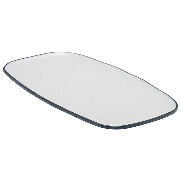 Marl Melamine Rectangular Side Plate 355x190mm