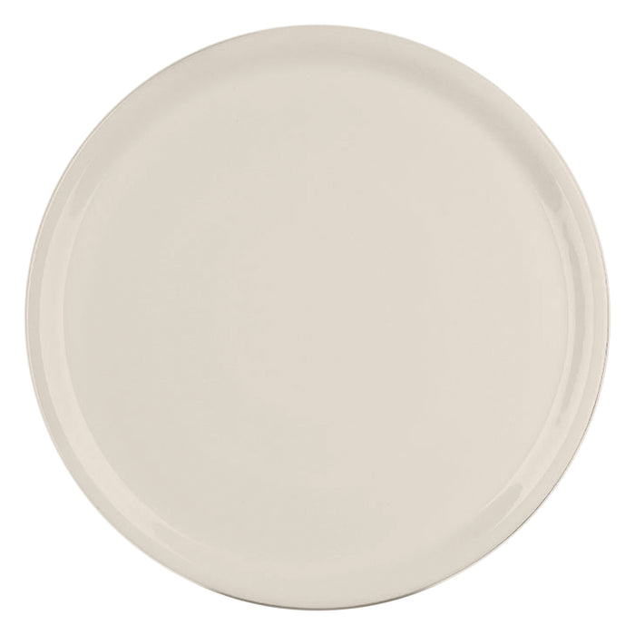 Napoli White Ceramic Pizza Plate Dia 28cm