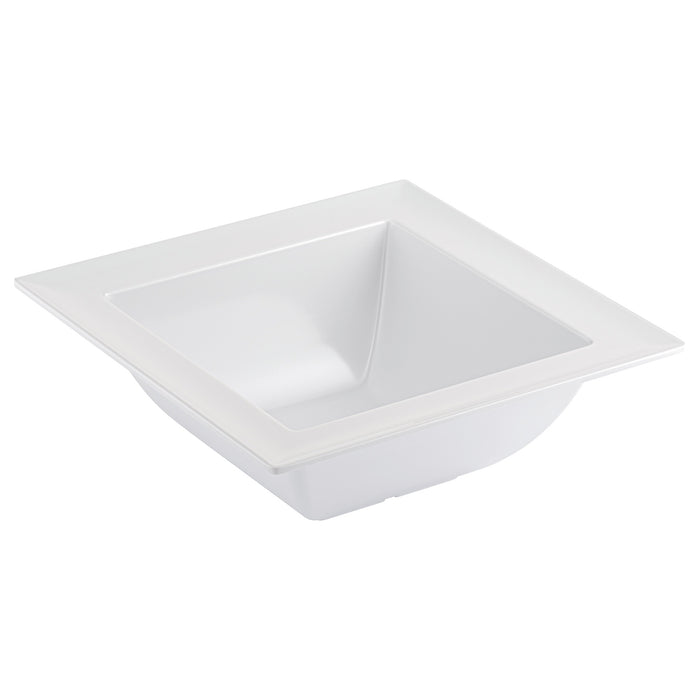 White Melamine Square Dover Dish 250x250x90mm 2L