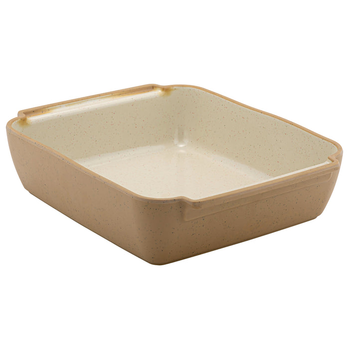 Cream Marl Melamine 1/2 size Crock 325x265x80mm