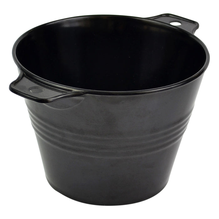 Black Melamine Ranch Pot - 200x153x110mm - 1.2l