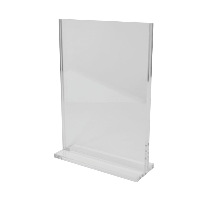 Clear Acrylic Deluxe Vertical Menu Holder A4