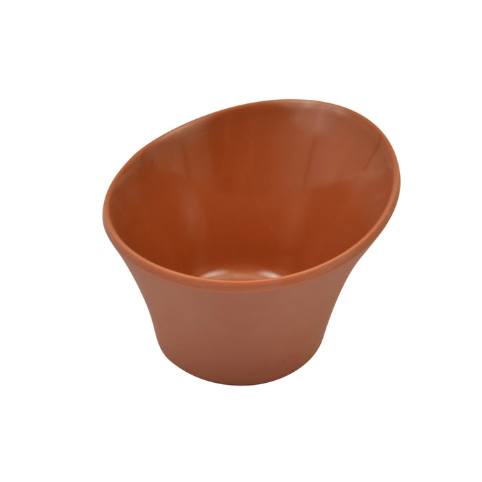Terracotta Matt Melamine Reef Small Dish 120ml