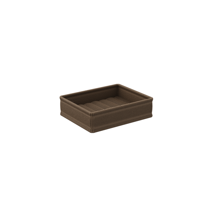 Willow Poly Wicker H Basket 540 x 335 x 100mm