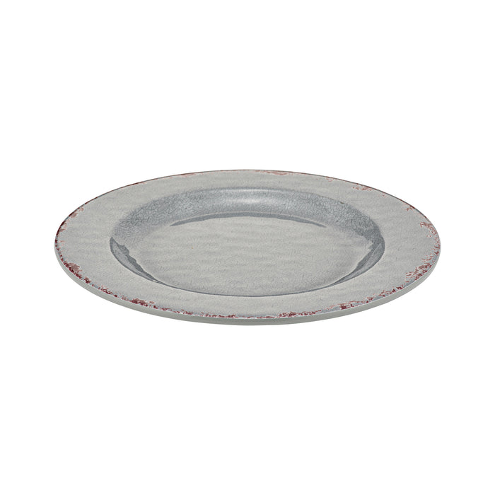 White Casablanca Melamine Plate 230x230x17mm