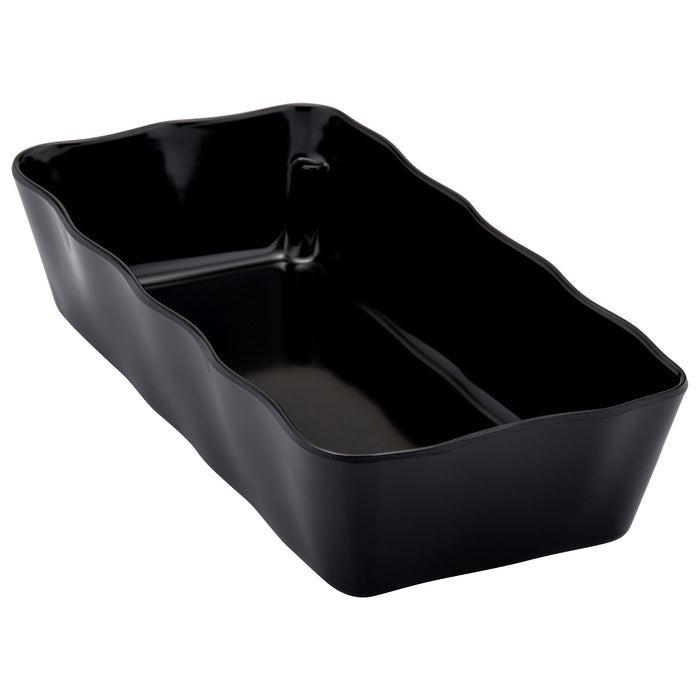Melamine Aalto Dish Black