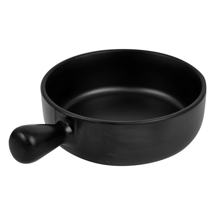 Black Stone Cast Effect Melamine Fry Pan