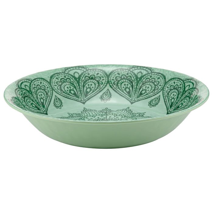 Green Mehndi Melamine Dish 350x350x70mm 3.5L