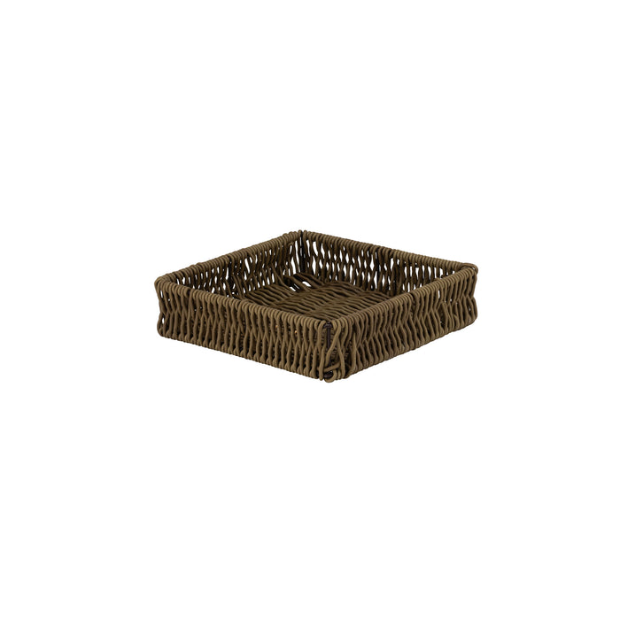 Poly Wicker Willow Basket 325x265x50mm