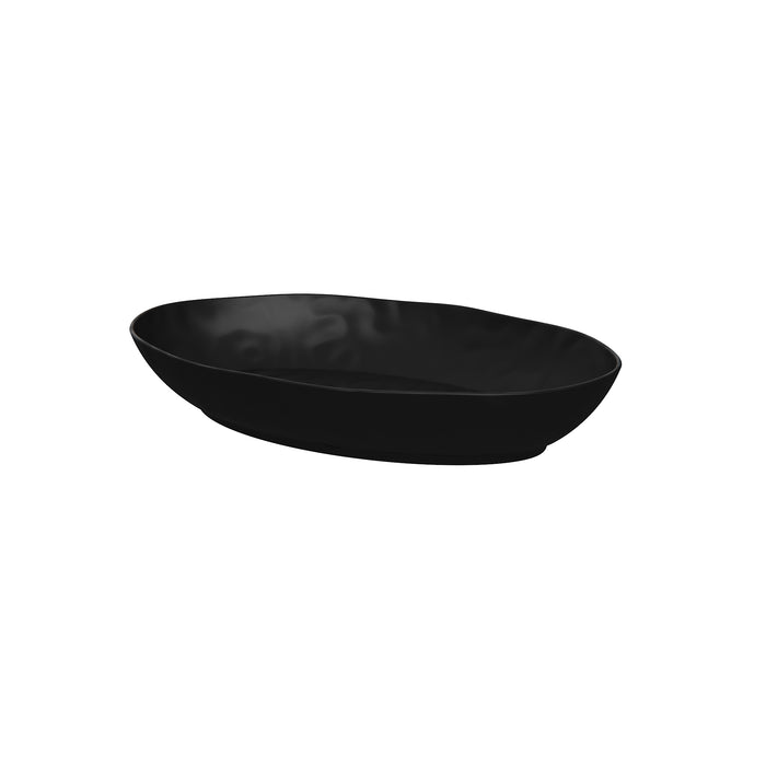 Aqua Pigment Melamine Oval Dish  420 x 280 x 70mm 3.4L