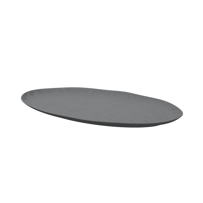 Aqua Pigment Melamine Oval Tray  530 x 325 x 30mm