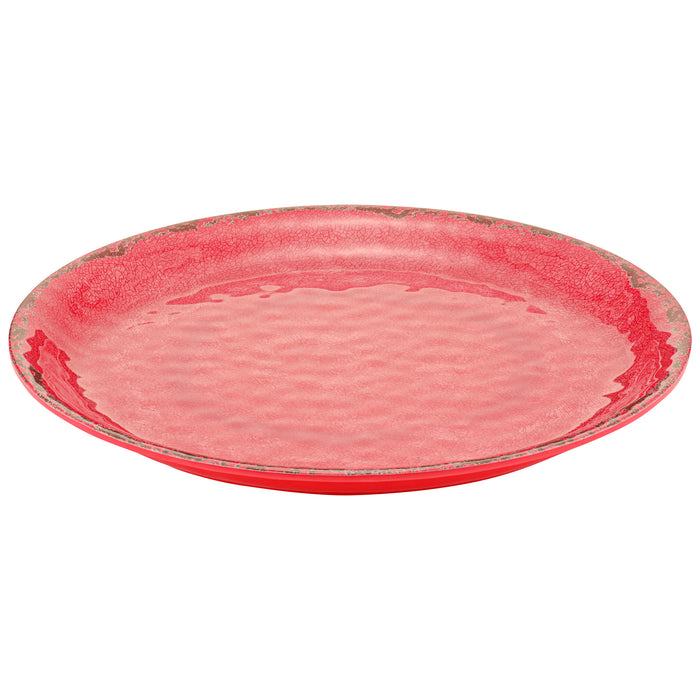 Red Casablanca Melamine Platter 350x350x15mm