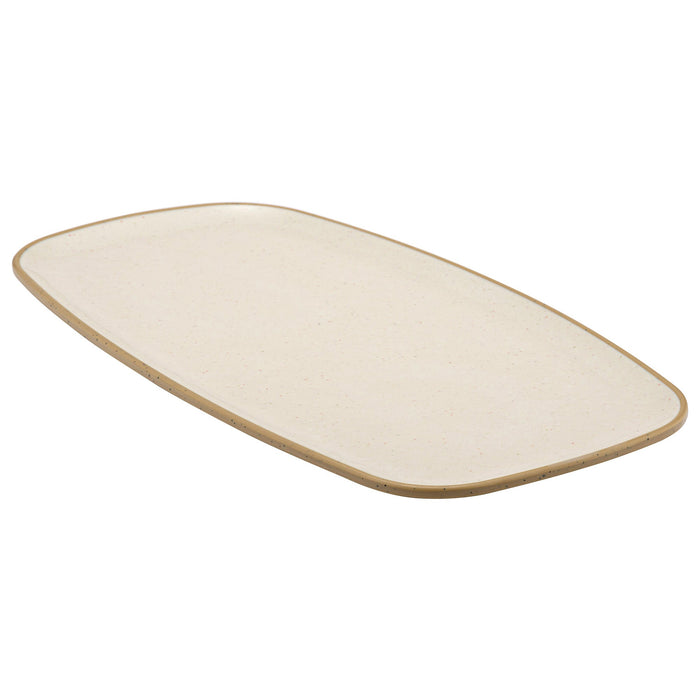 Marl Melamine Rectangular Side Plate 355x190mm