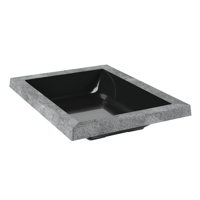 Hay/Black Melamine Dish 280x210x50mm