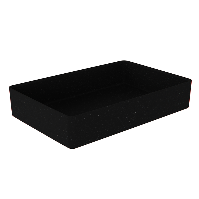 Kata Speckled Black Melamine Crock 520x346x70mm 8.9L