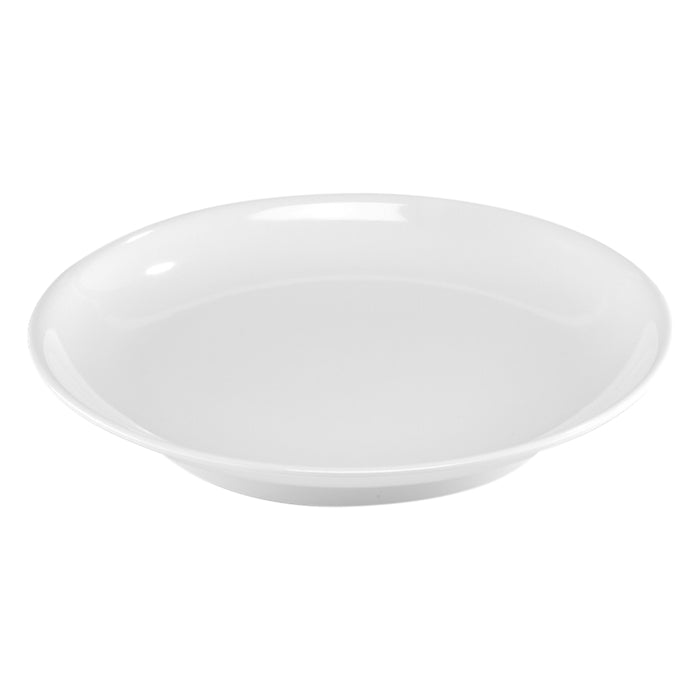 White Melamine Round Coupe Platter 391x60mm