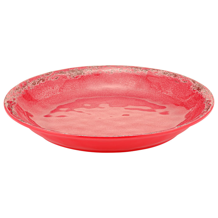 Red Casablanca Melamine Low Dish 210x210x29mm 500ml