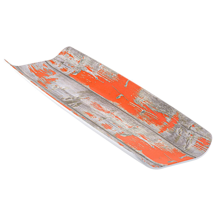 Rustic Tura Melamine Curved Tray 2/4 Size 530x162x40mm
