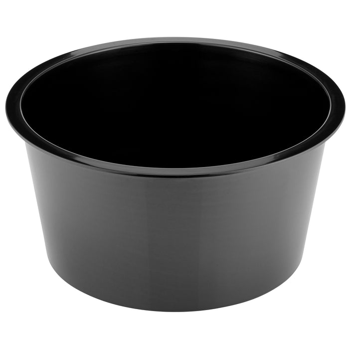 Black Melamine Barrel Insert 307x150mm 6.5L