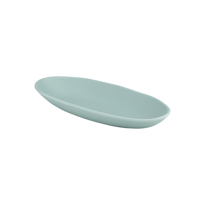 Pigment Aqua Melamine Oval Dish 325x140x40mm 700ml