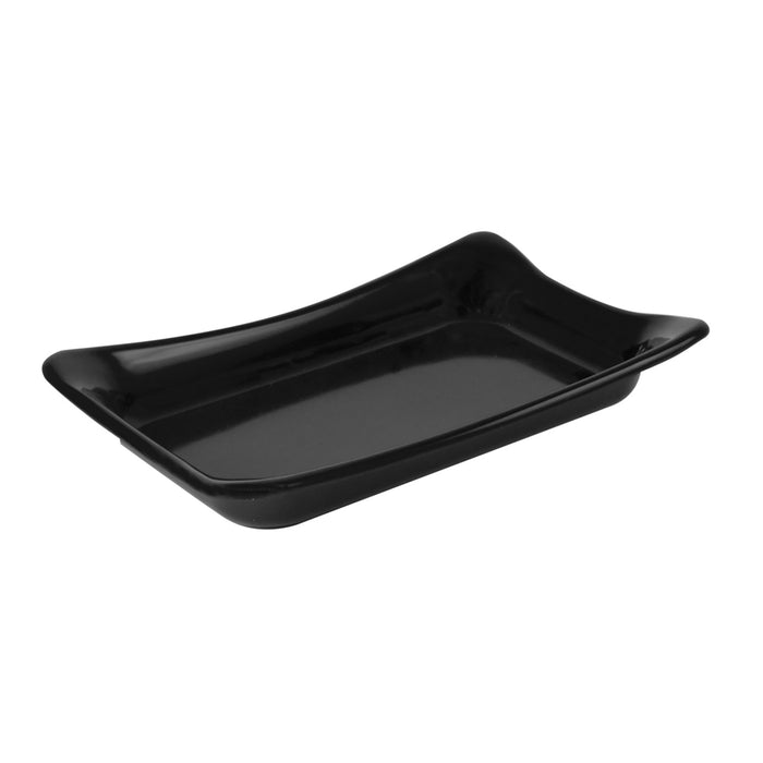 Black Melamine 1/4 Fleur Crock Insert  0.7L