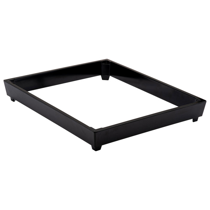 Black Melamine 1/2 Size frame Crate 345x285x49mm