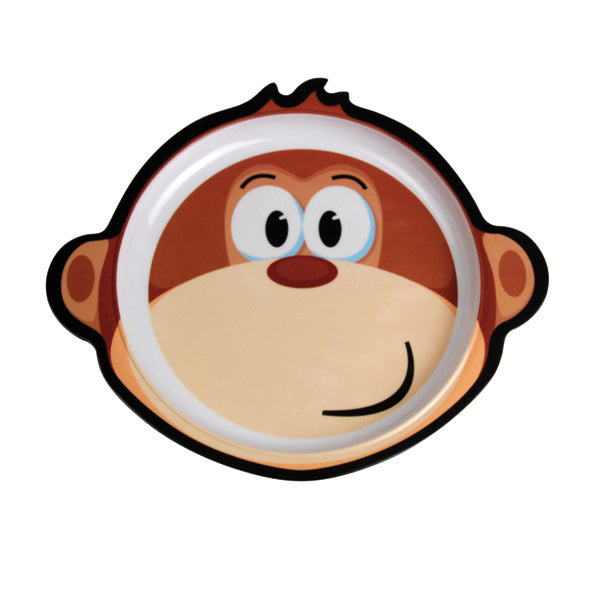 Monkey Melamine Junior Plate w/sf 262x227mm
