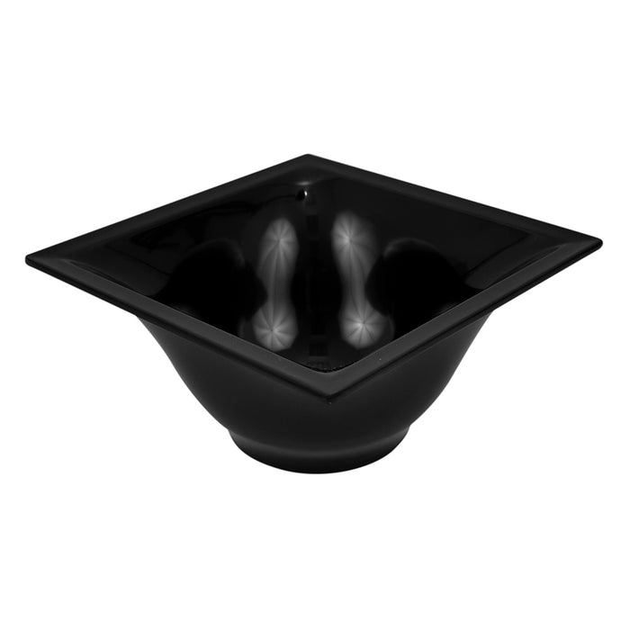 Black Melamine Small Zest Dish w/SF 1.4L