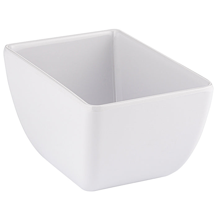 White Melamine Dover Pot 150x100x80mm 0.7L