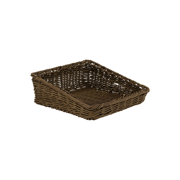 Poly Wicker Willow Basket 337x331x55 FrontH/110mm
