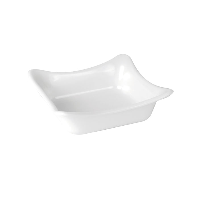 White Melamine 1/6 Fleur Crock Insert  0.7L